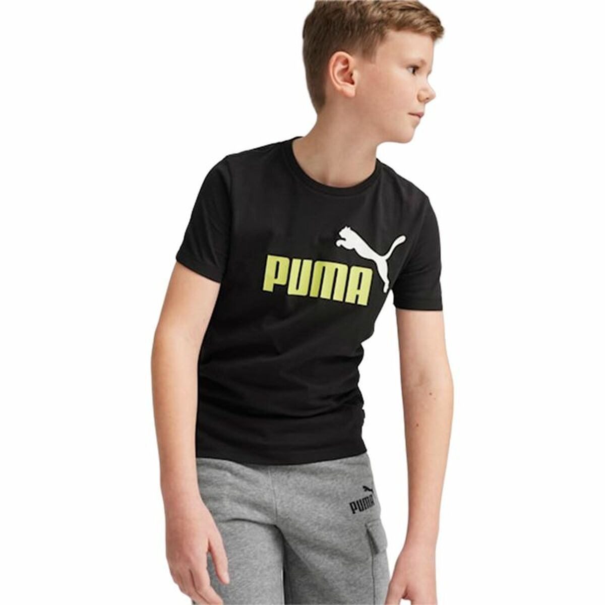 Child’s Short Sleeve T-Shirt Puma Essentials+ 2 Colour