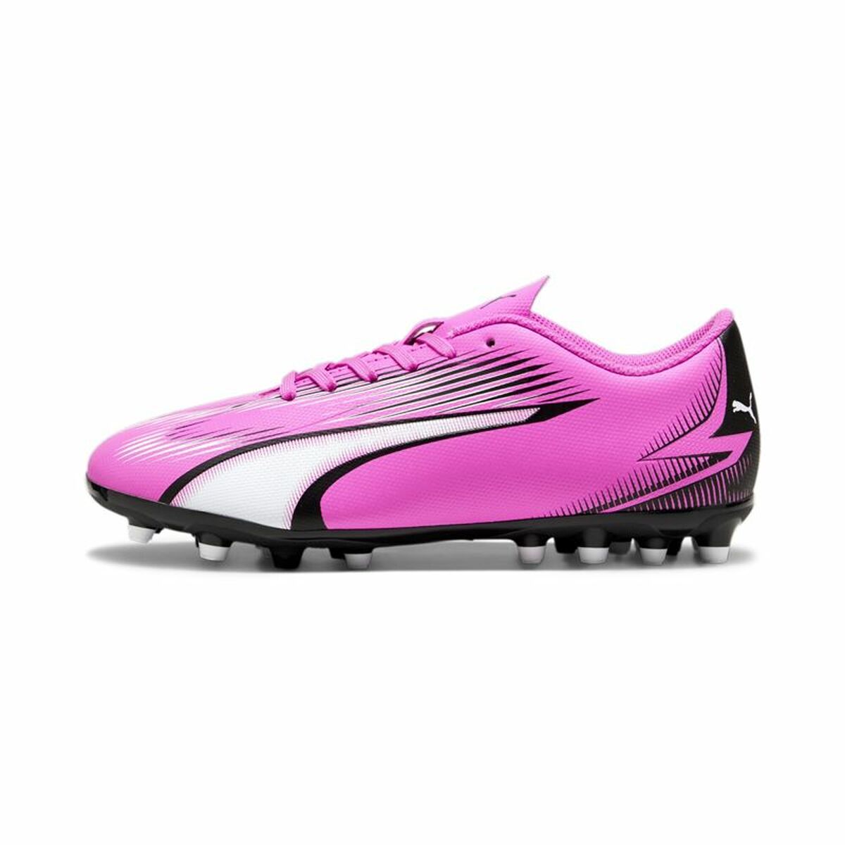 Chaussures de foot pour Enfants Puma Ultra Playt MG Rose Rose foncé