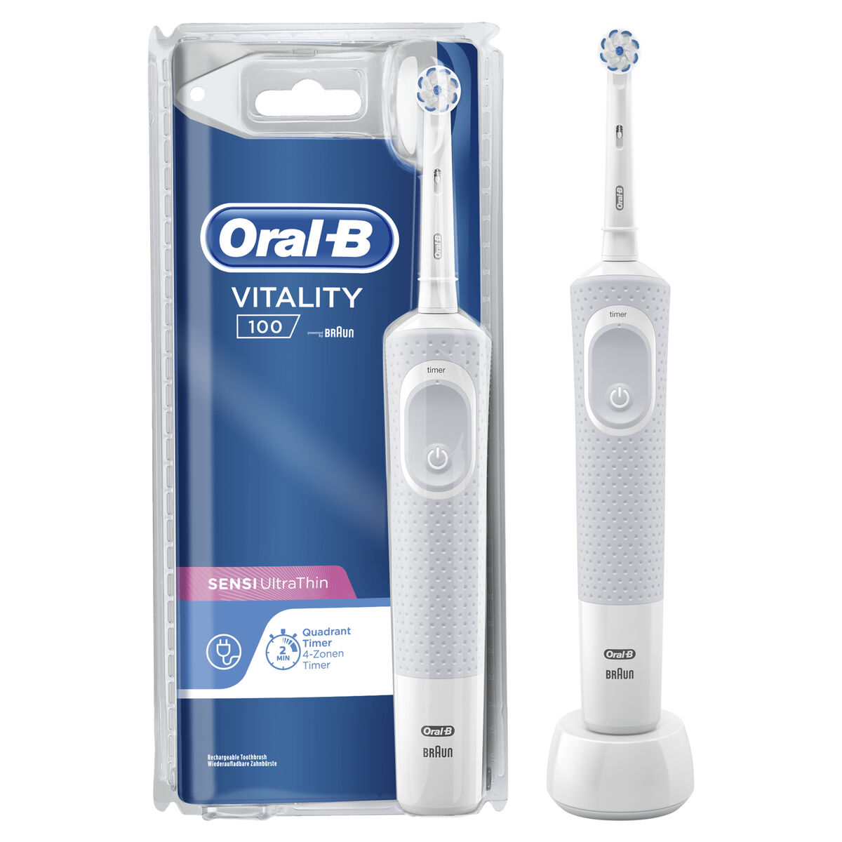 Brosse à dents électrique Oral-B VITALITY 100 SENSITIVE ULTRA THIN