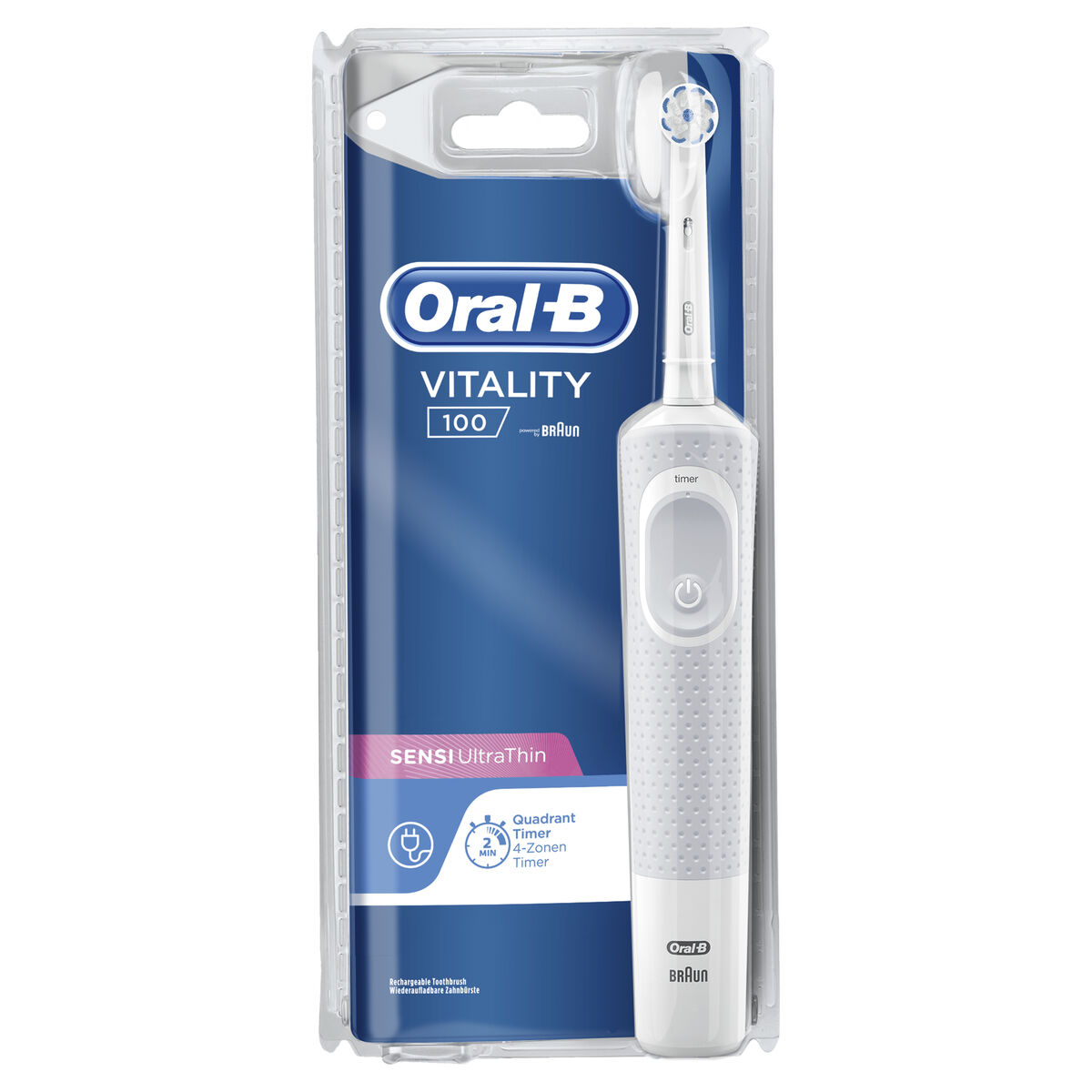 Image secondaire de Brosse à dents électrique Oral-B VITALITY 100 SENSITIVE ULTRA THIN