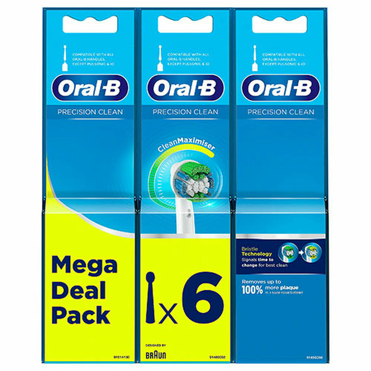 Image de Replacement Head Oral-B Precision Clean EB20
