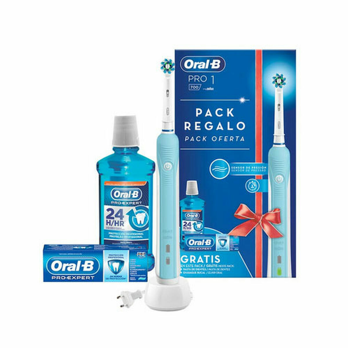 Brosse à dents électrique Oral-B Pro 1 700 3D Bleu
