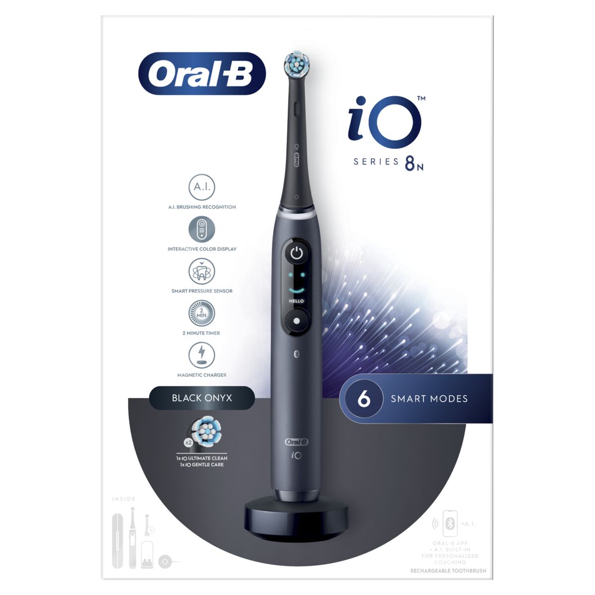 Picture of Electric Toothbrush Braun IO8MAGNETIC/BK