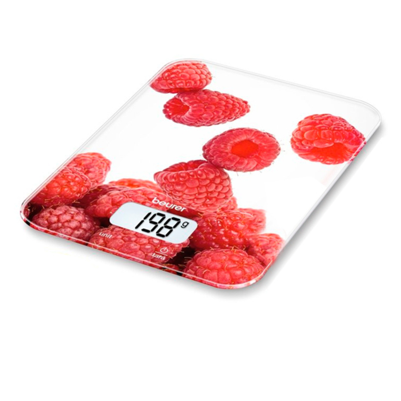 balance de cuisine numérique Beurer KS 19 berry 5 Kg Blanc Rouge 5 kg