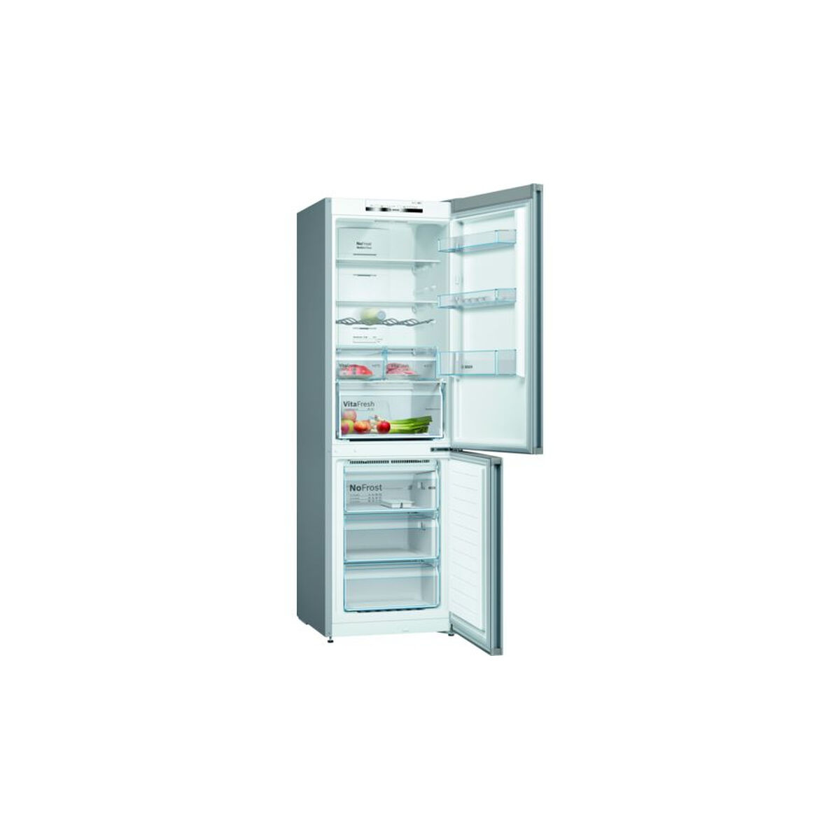 Koel-vriescombinatie BOSCH KGN36VIDA Zilverkleurig Staal (Refurbished C)