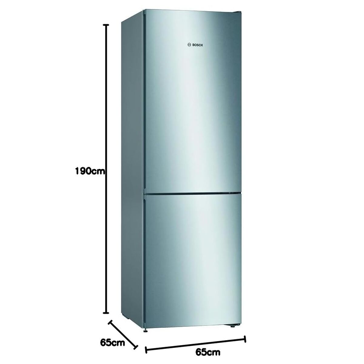 Koel-vriescombinatie BOSCH KGN36VIDA Zilverkleurig Staal (Refurbished C)