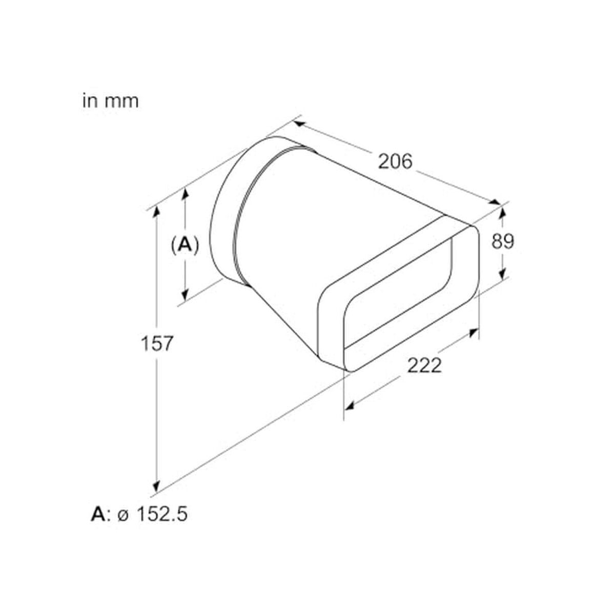 Adapter BOSCH HEZ9VDSI0 Zwart