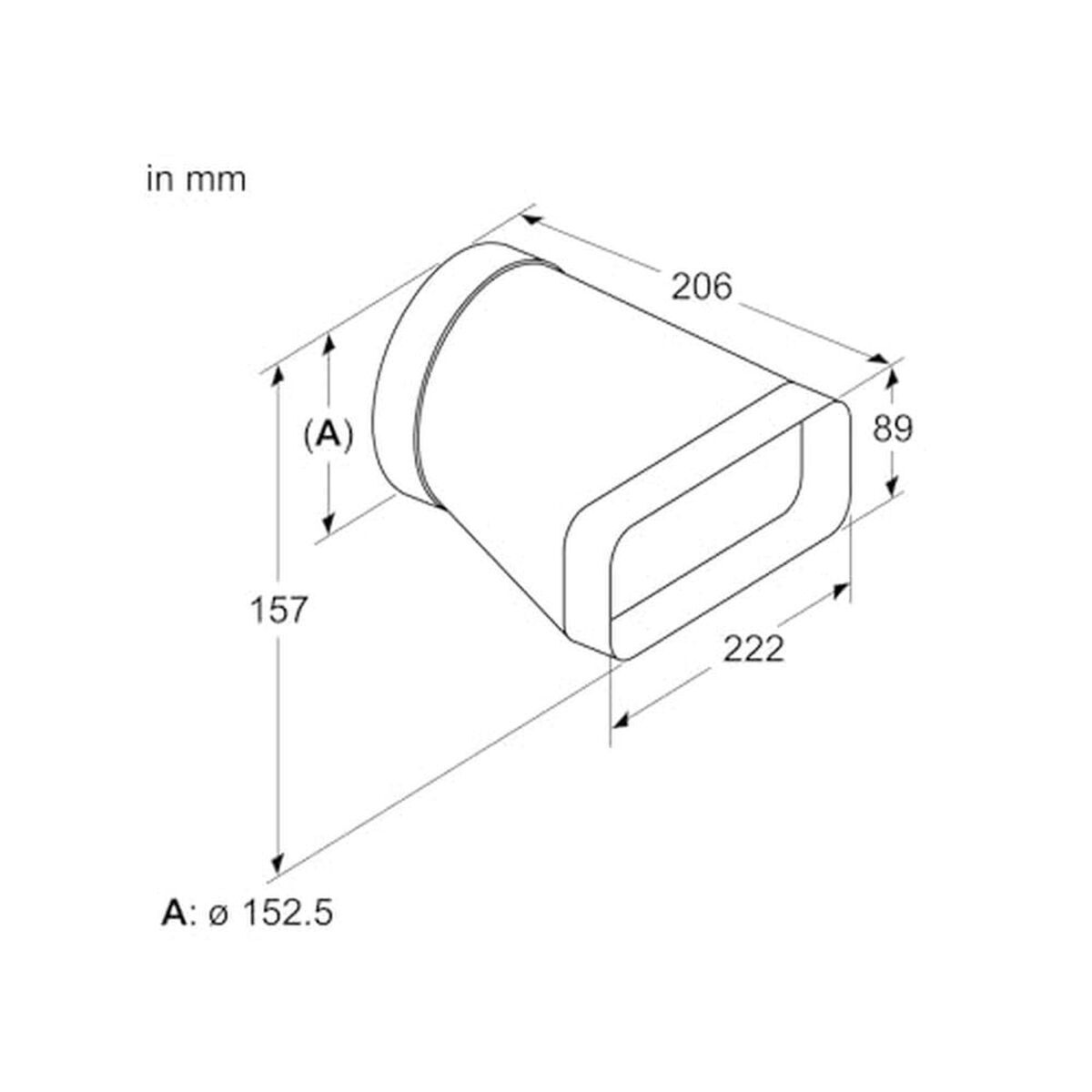 Adapter BOSCH HEZ9VDSI0 Zwart