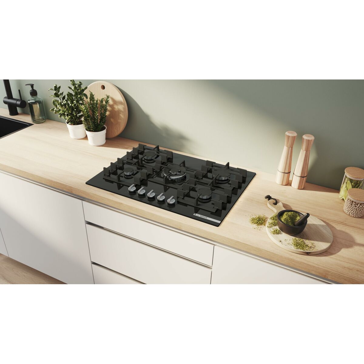 Gaskookplaat BOSCH PPQ7A6I40 75 cm 1,5 m