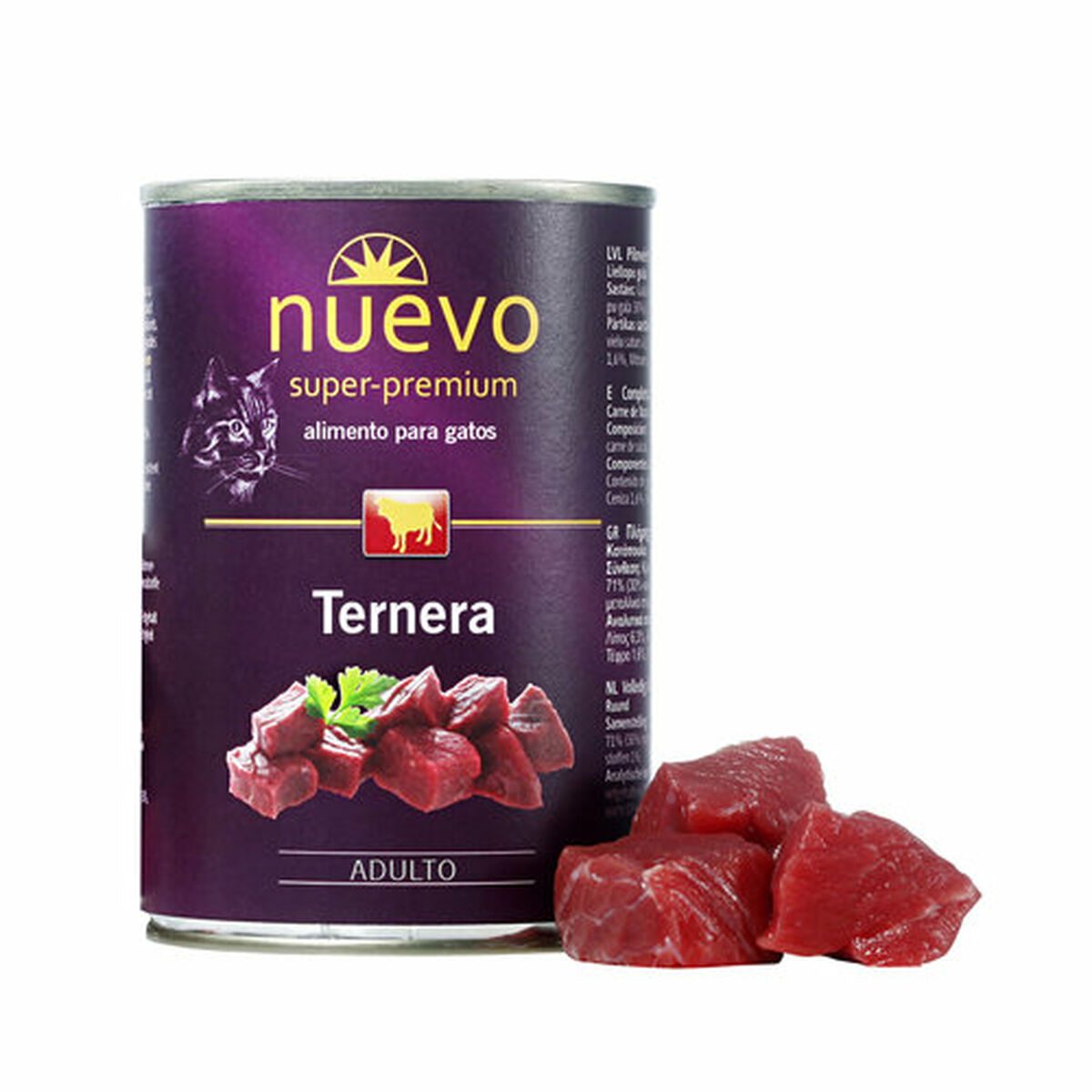 Cat food Nuevo Veal 2 Kg 400 gr, view 2
