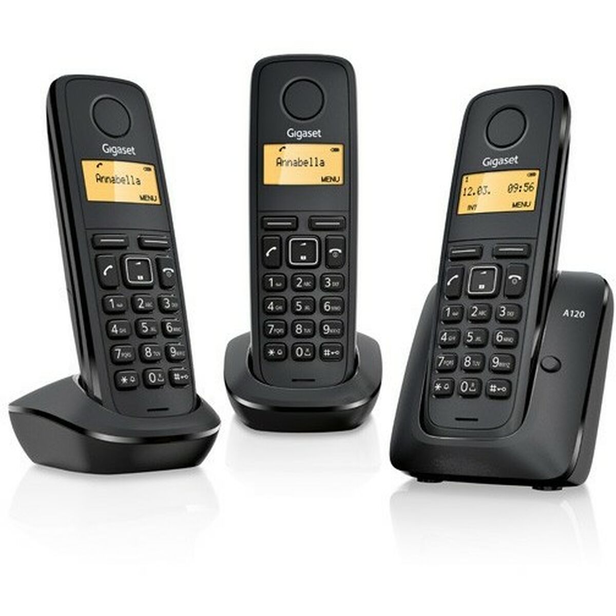 Picture of Wireless Phone Gigaset A170 TRIO 1,5" Black