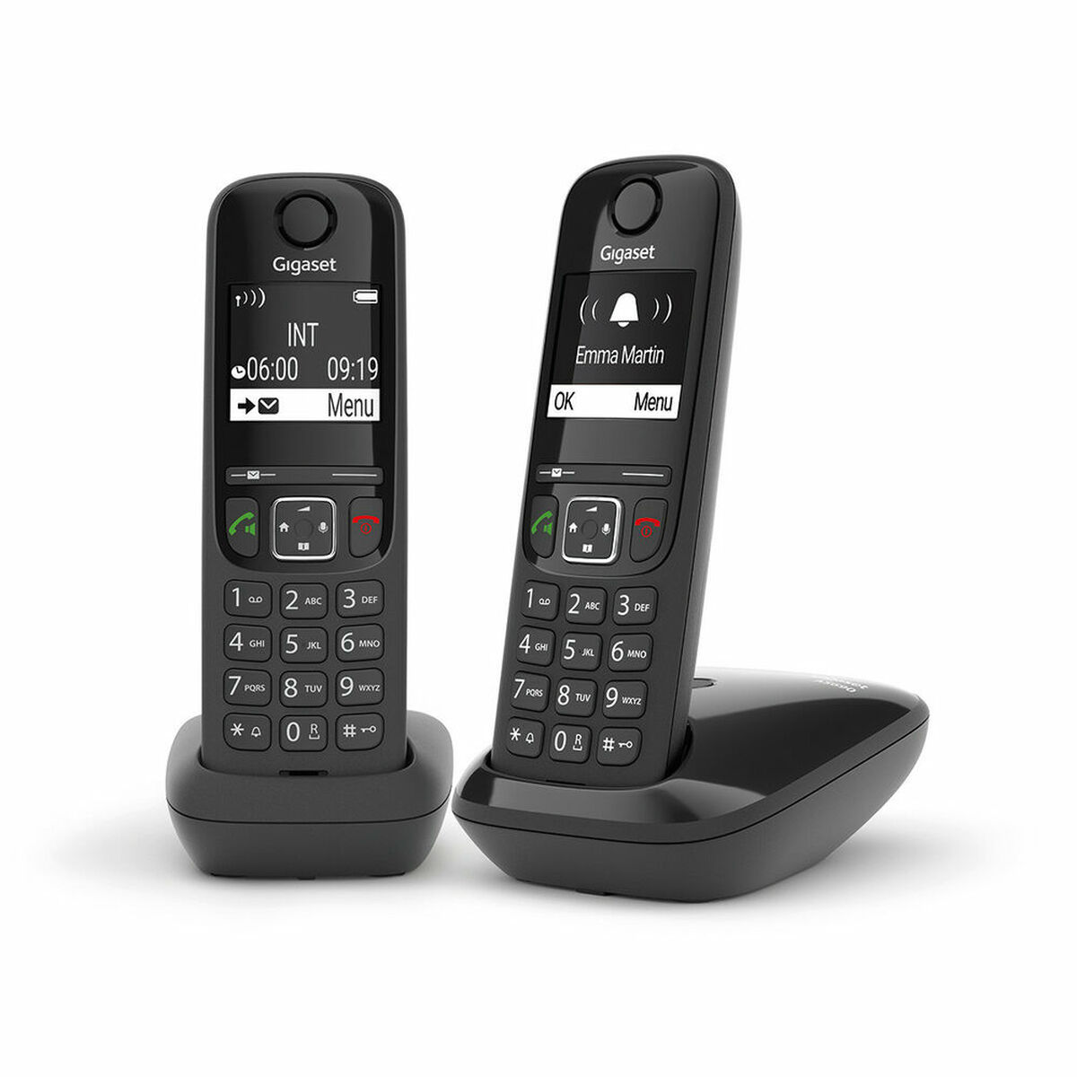 Bild von Wireless Phone Gigaset AS690 Duo Black