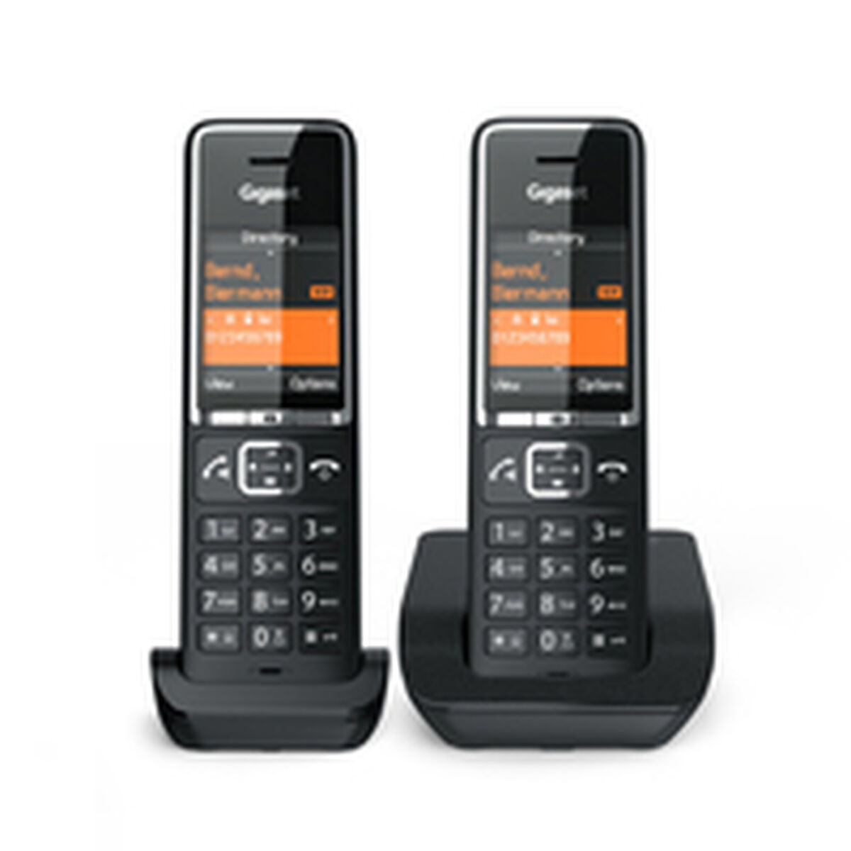 Belaidis telefonas Gigaset COMFORT 550 duo Juoda