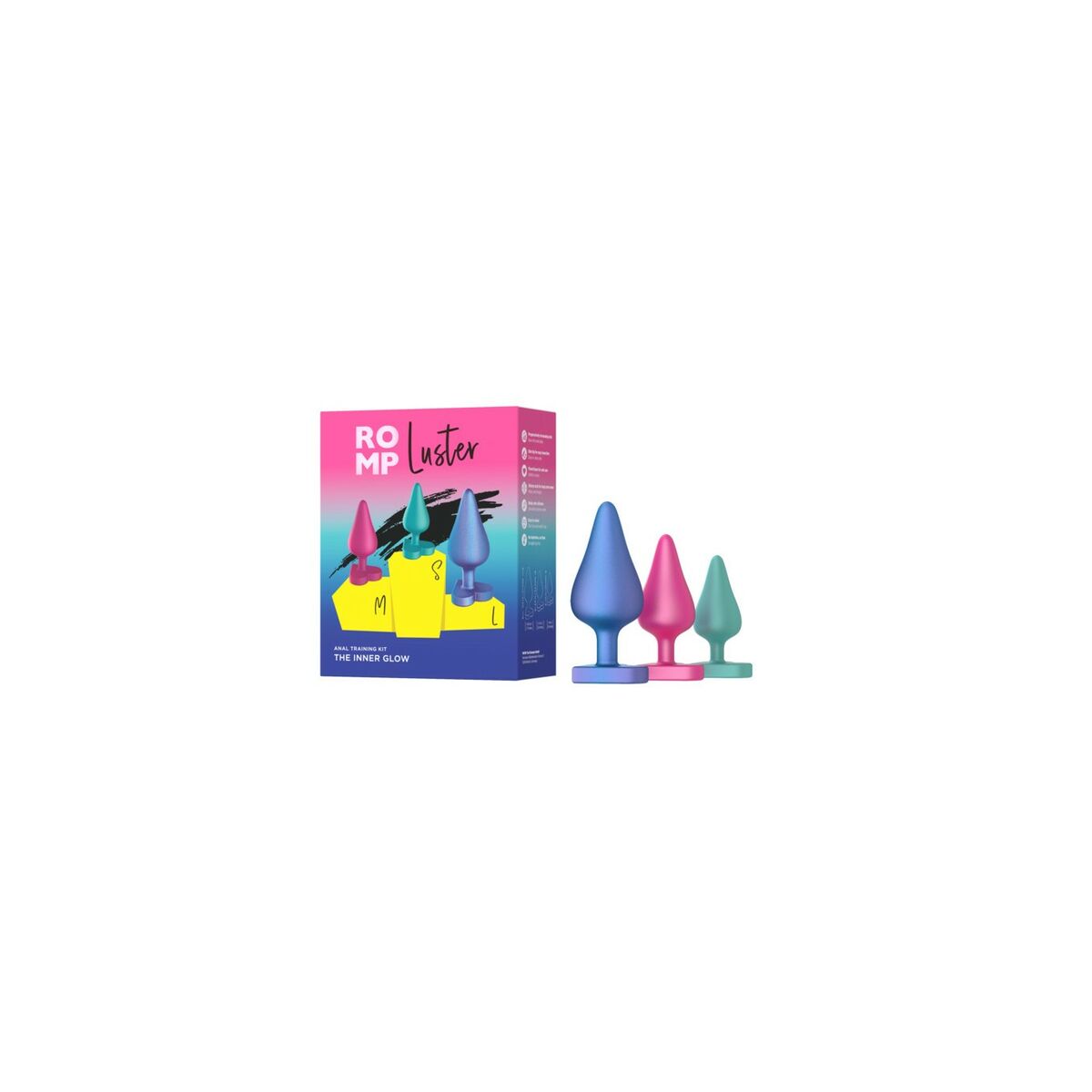 Anal plug Romp (6,4 cm) (7,6 cm) (5,5 cm)