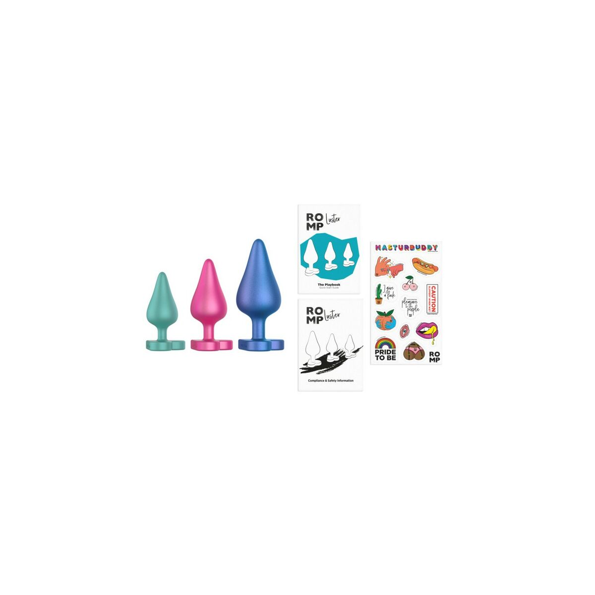Anal plug Romp (6,4 cm) (7,6 cm) (5,5 cm)