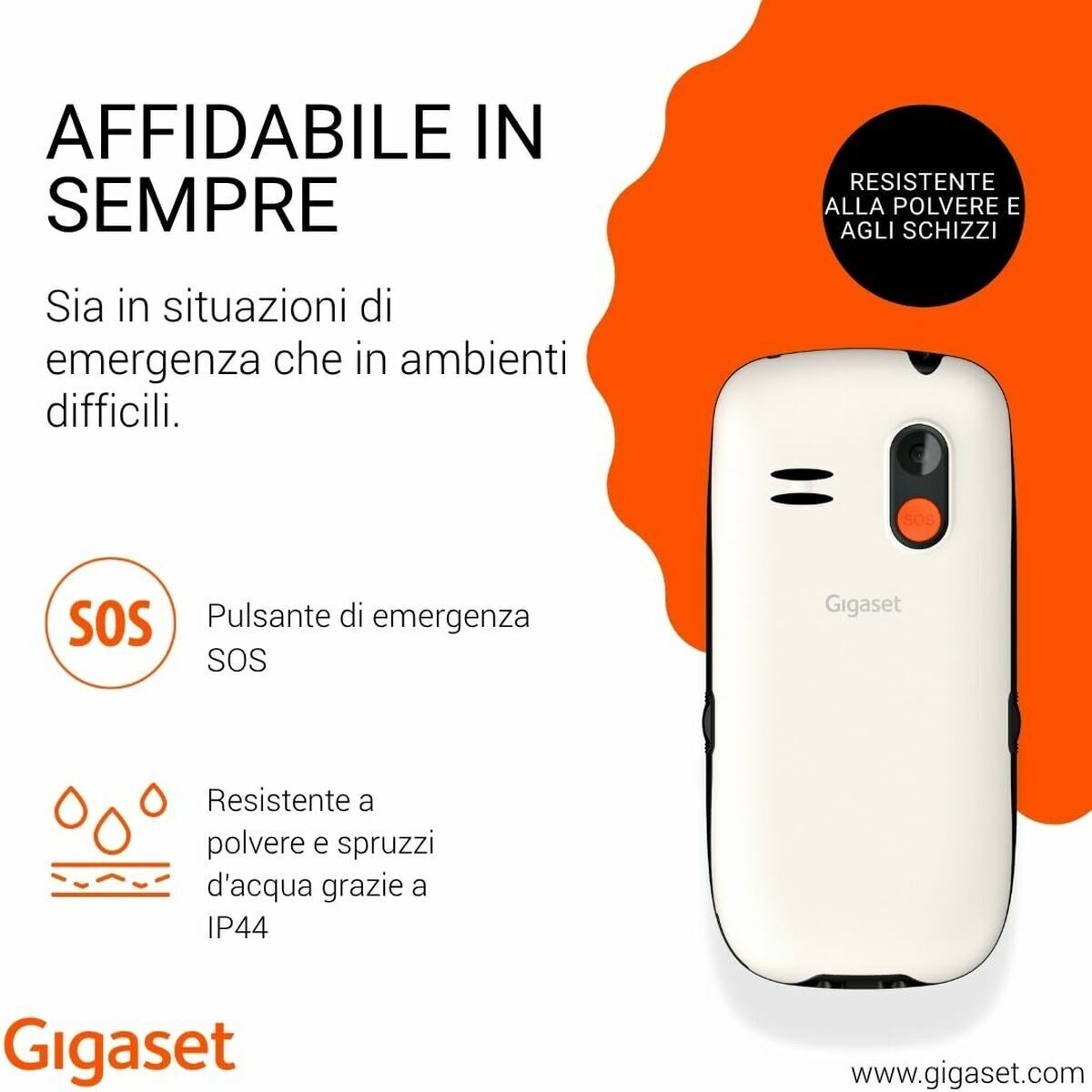 Bild von Smartphone Gigaset GL395 White 32 GB RAM