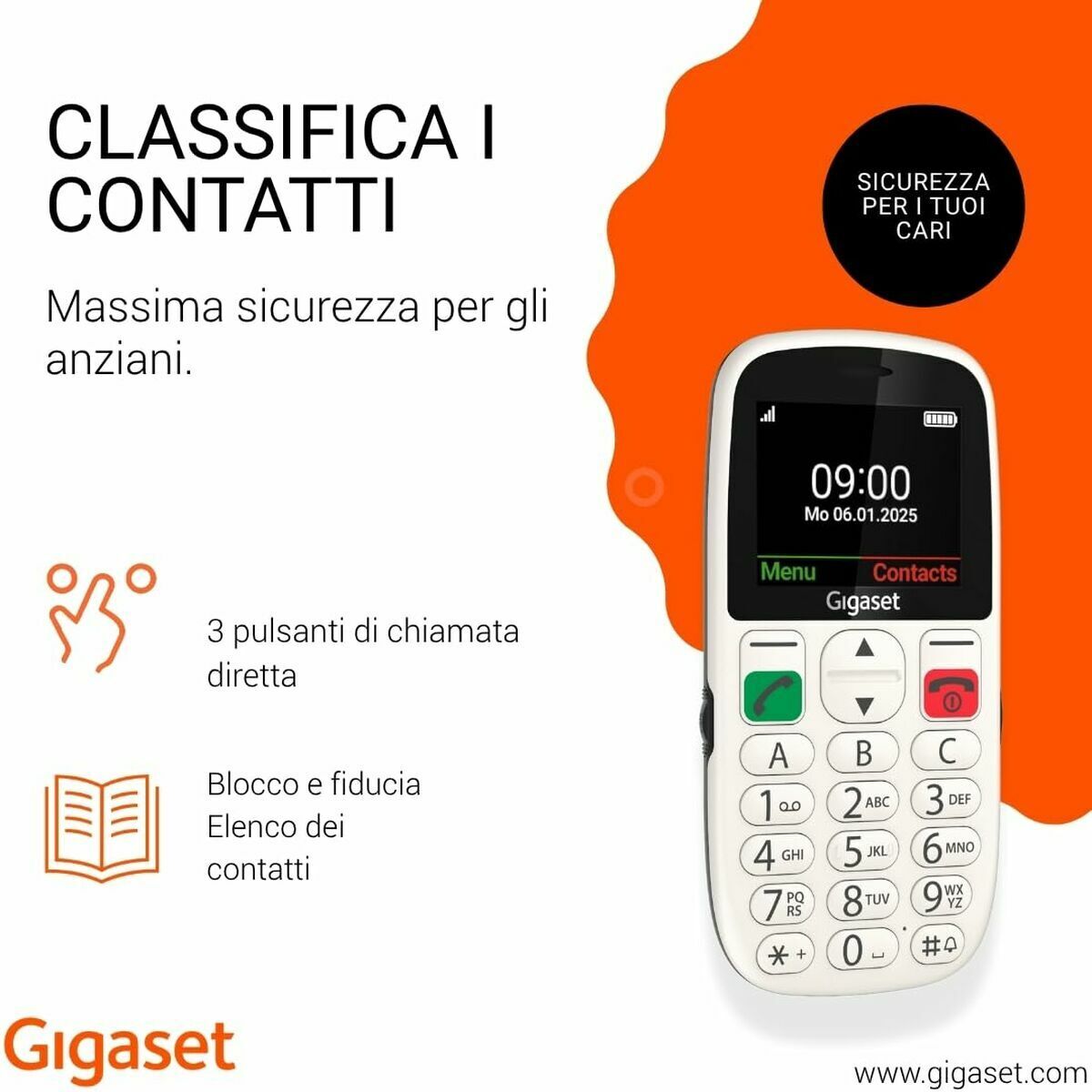 Smartphone Gigaset GL395 White 32 GB RAM