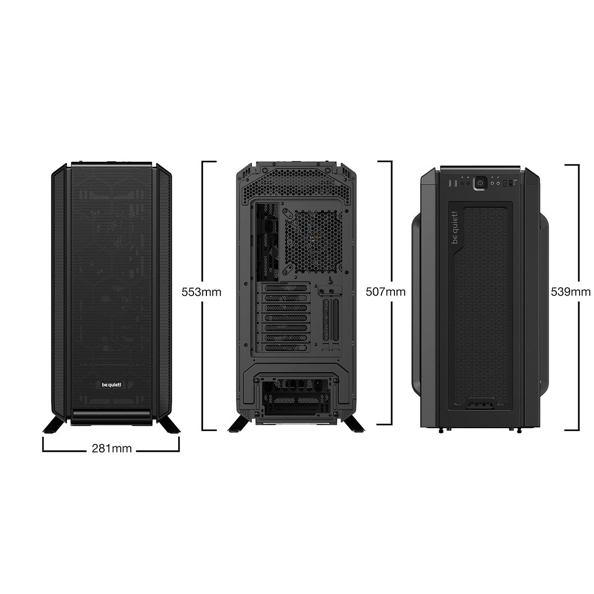 Picture of ATX Semi-tower Box Be Quiet! BG039 Black