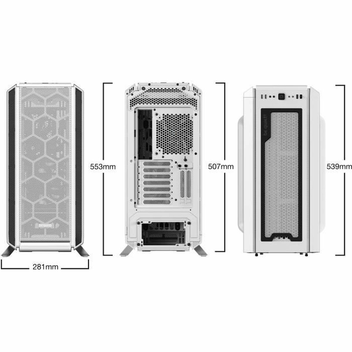 Afbeeldingen van ATX Semi-tower Box Be Quiet! White