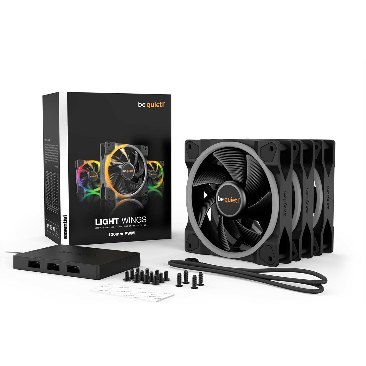 Afbeeldingen van Box Ventilator Be Quiet! BL076 Ø 12 cm (3 Units)