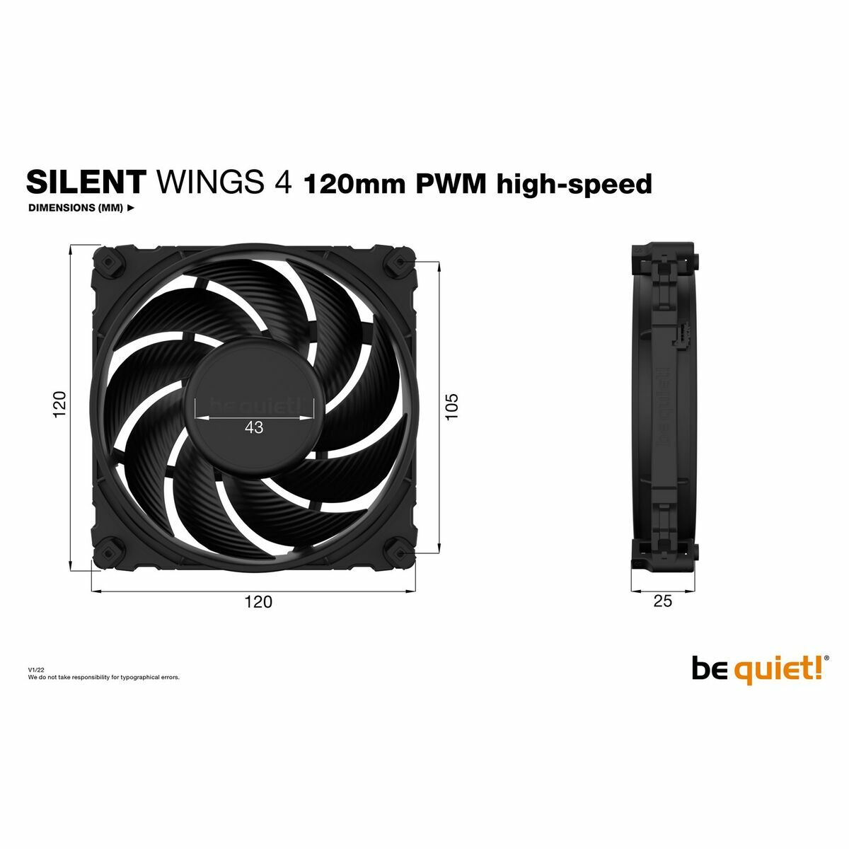 Afbeeldingen van Box Ventilator Be Quiet! BL094