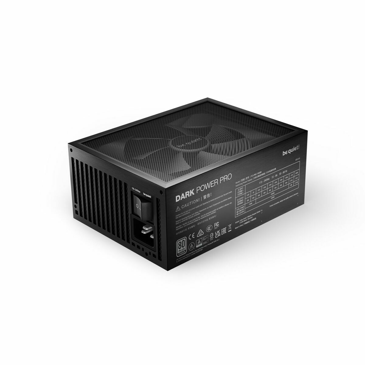 Immagine di Power supply Be Quiet! BN332 ATX 1600 W 6 W 80 PLUS Titanium