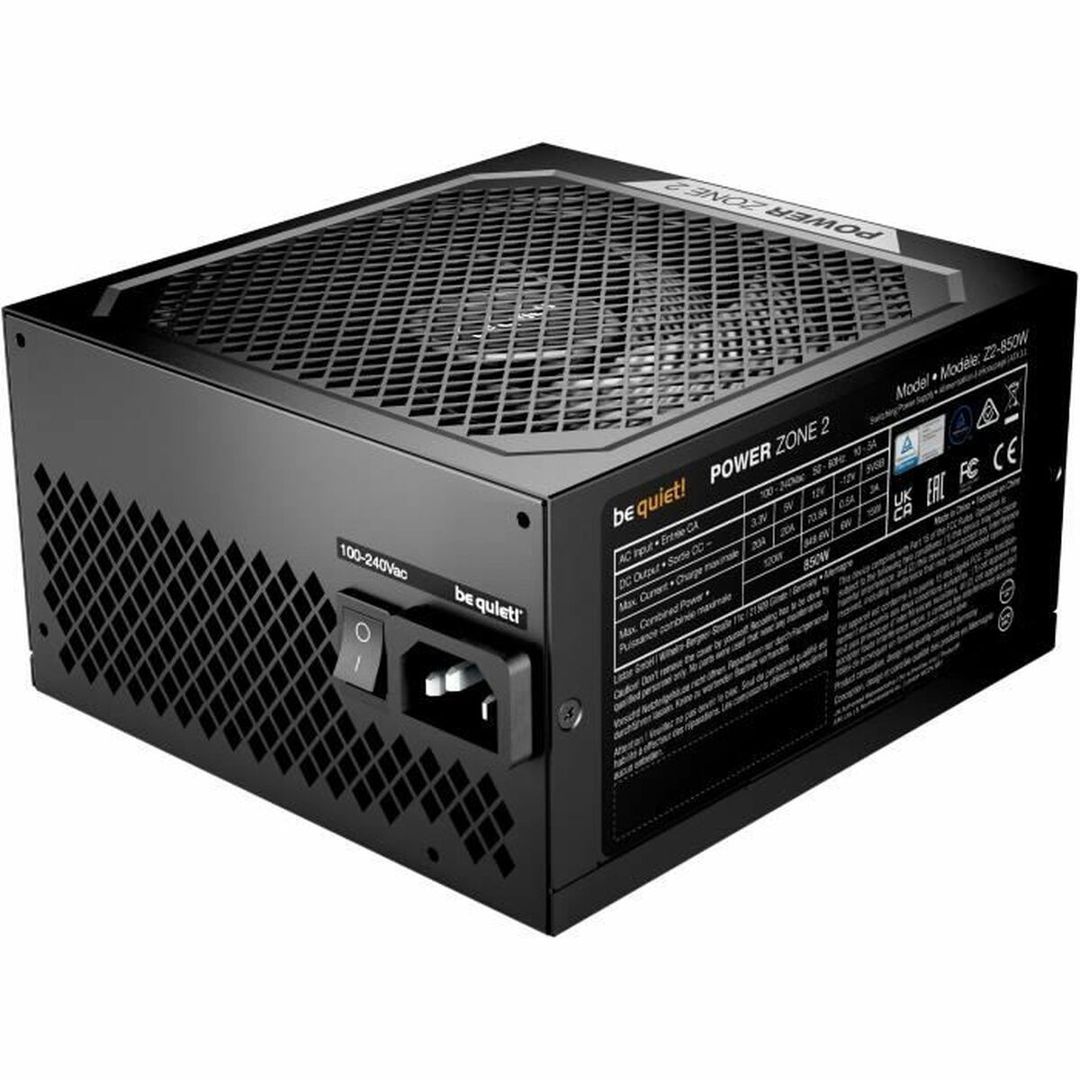 Afbeeldingen van Power supply Be Quiet! BP007EU ATX 850 W 6 W 80 PLUS Platinum