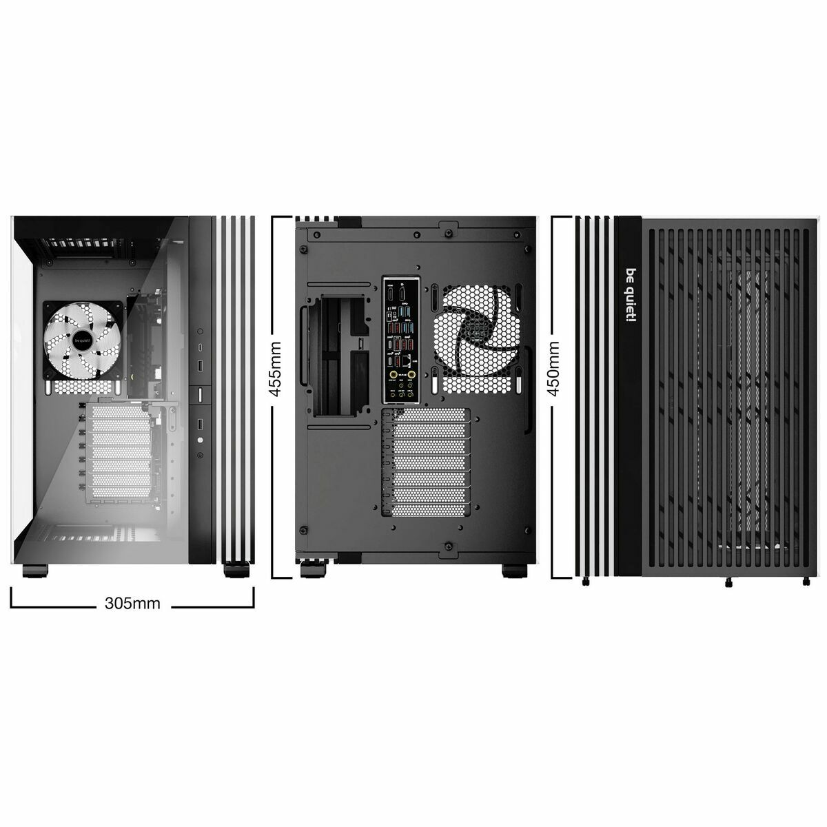 Afbeeldingen van ATX Semi-tower Box Be Quiet! BGW67 Black