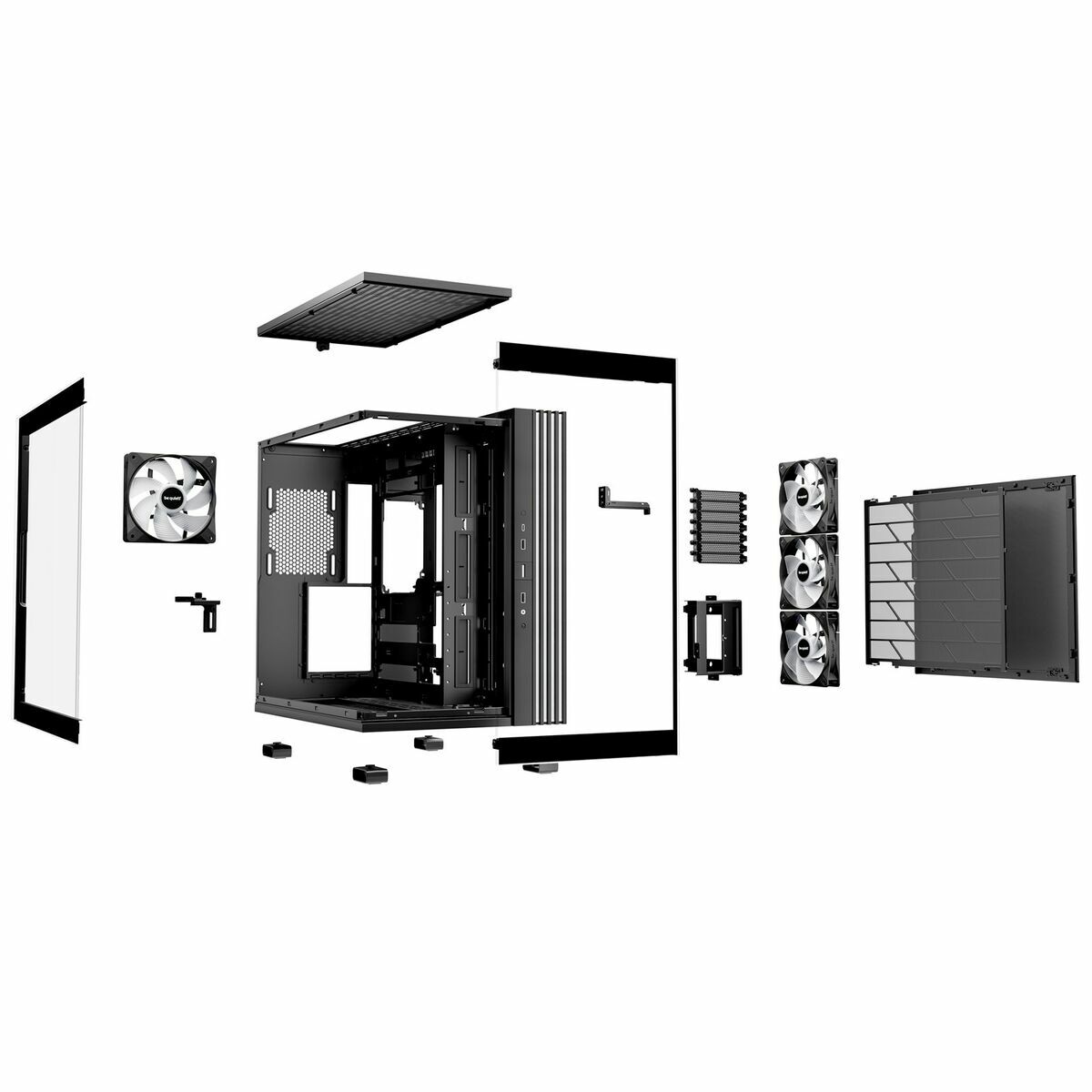 Afbeeldingen van ATX Semi-tower Box Be Quiet! BGW67 Black
