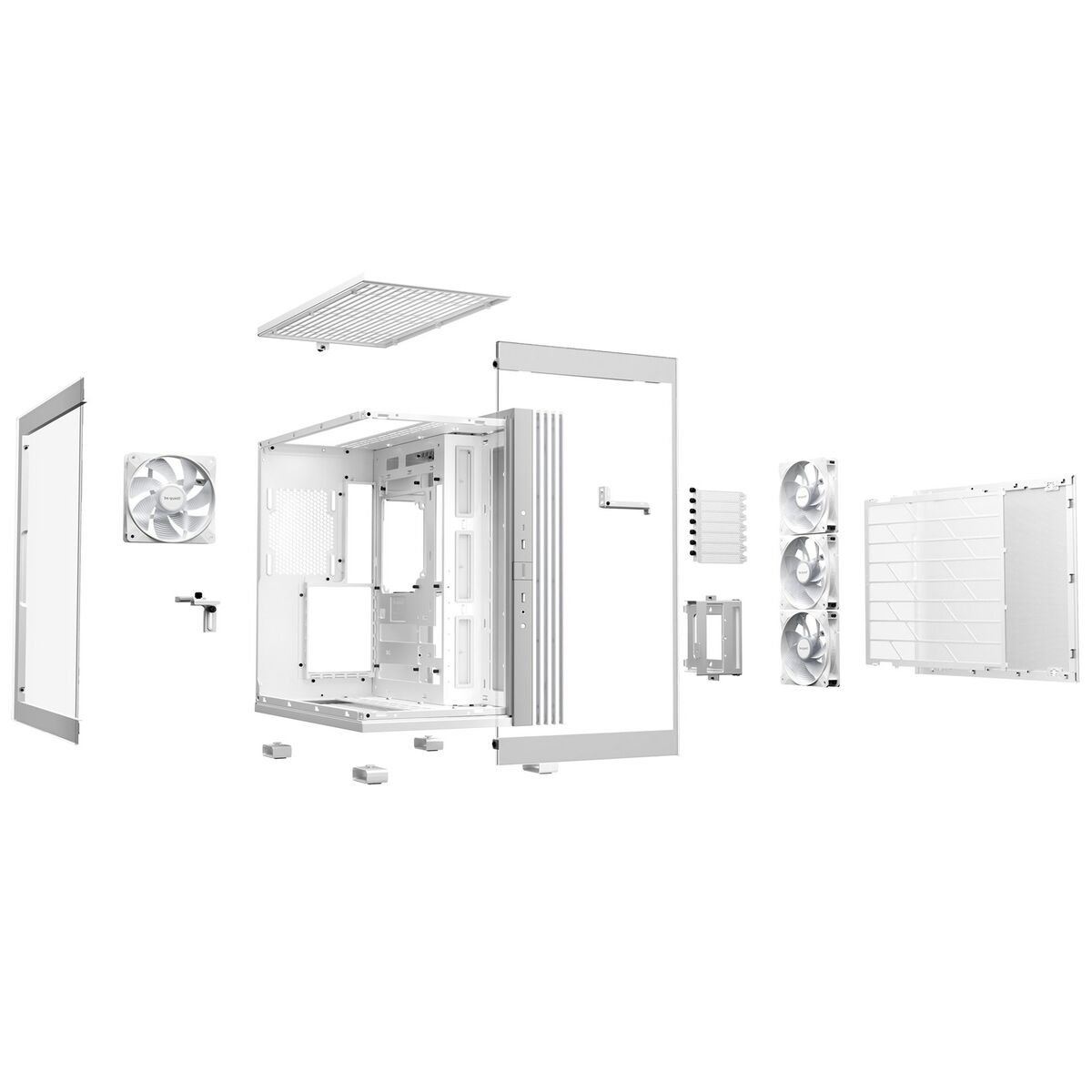 Afbeeldingen van ATX Semi-tower Box Be Quiet! BGW68 White Multicolour