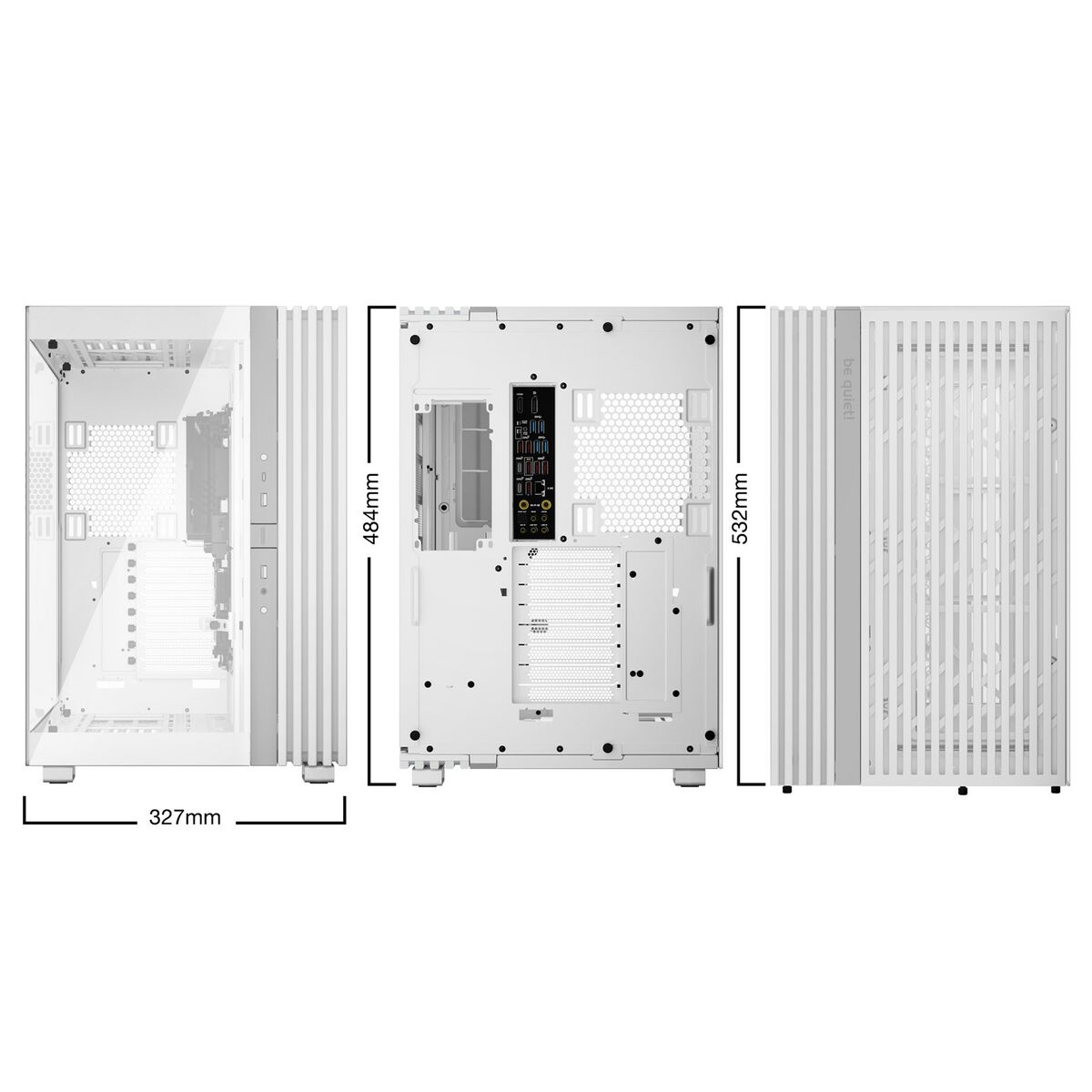 Afbeeldingen van ATX Semi-tower Box Be Quiet! BGW70 White Multicolour
