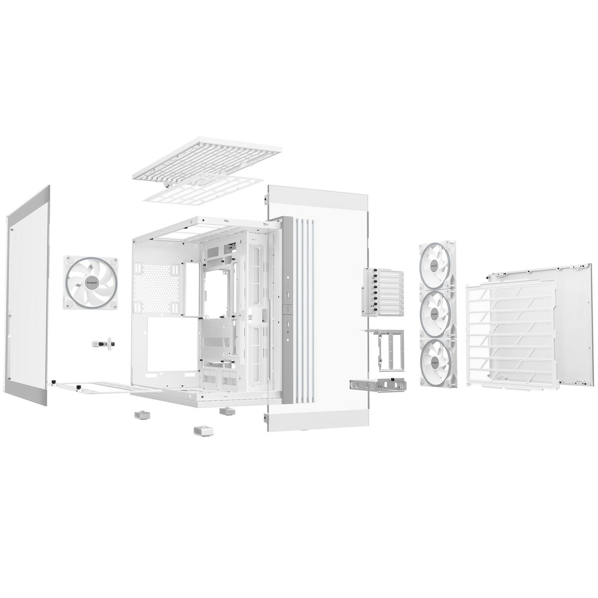 Afbeeldingen van ATX Semi-tower Box Be Quiet! BGW70 White Multicolour