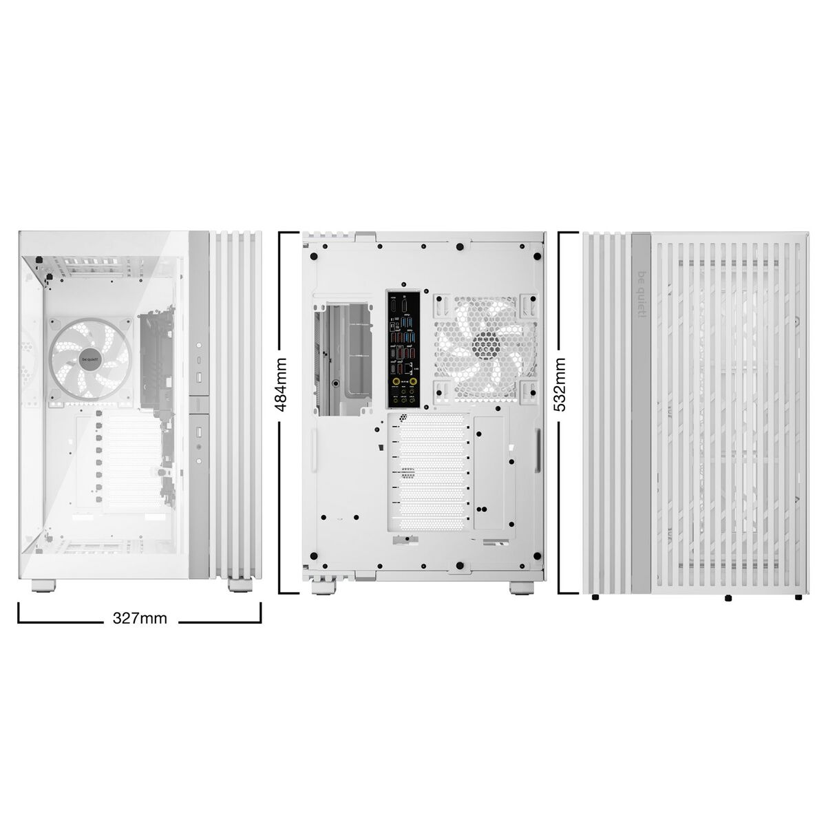 Afbeeldingen van ATX Semi-tower Box Be Quiet! BGW72 White Multicolour