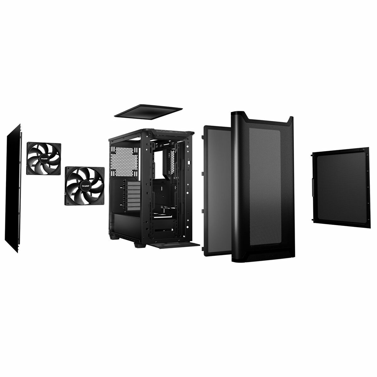 Afbeeldingen van ATX Micro Box Be Quiet! BG074 Black
