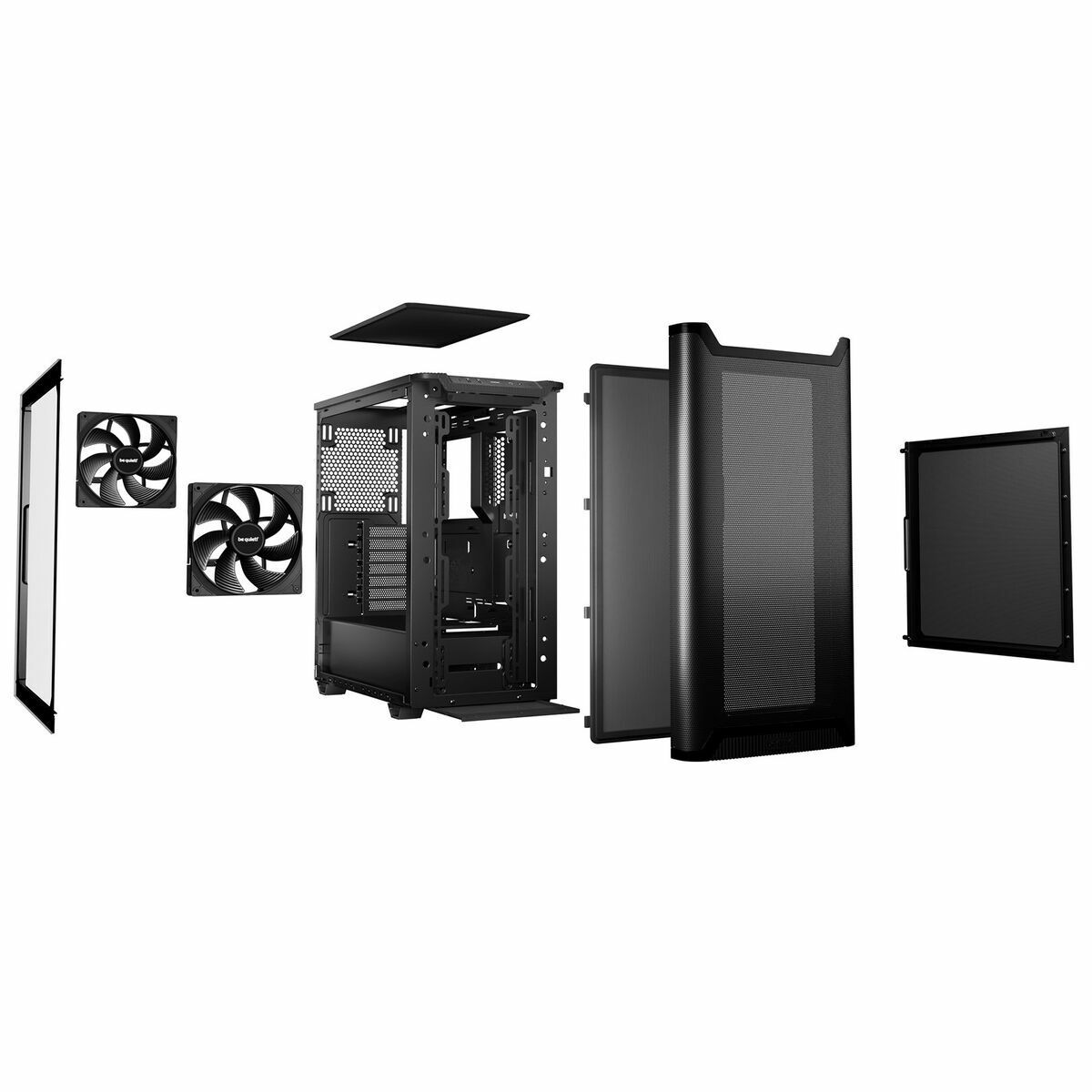 Afbeeldingen van ATX Micro Box Be Quiet! BGW74 Black