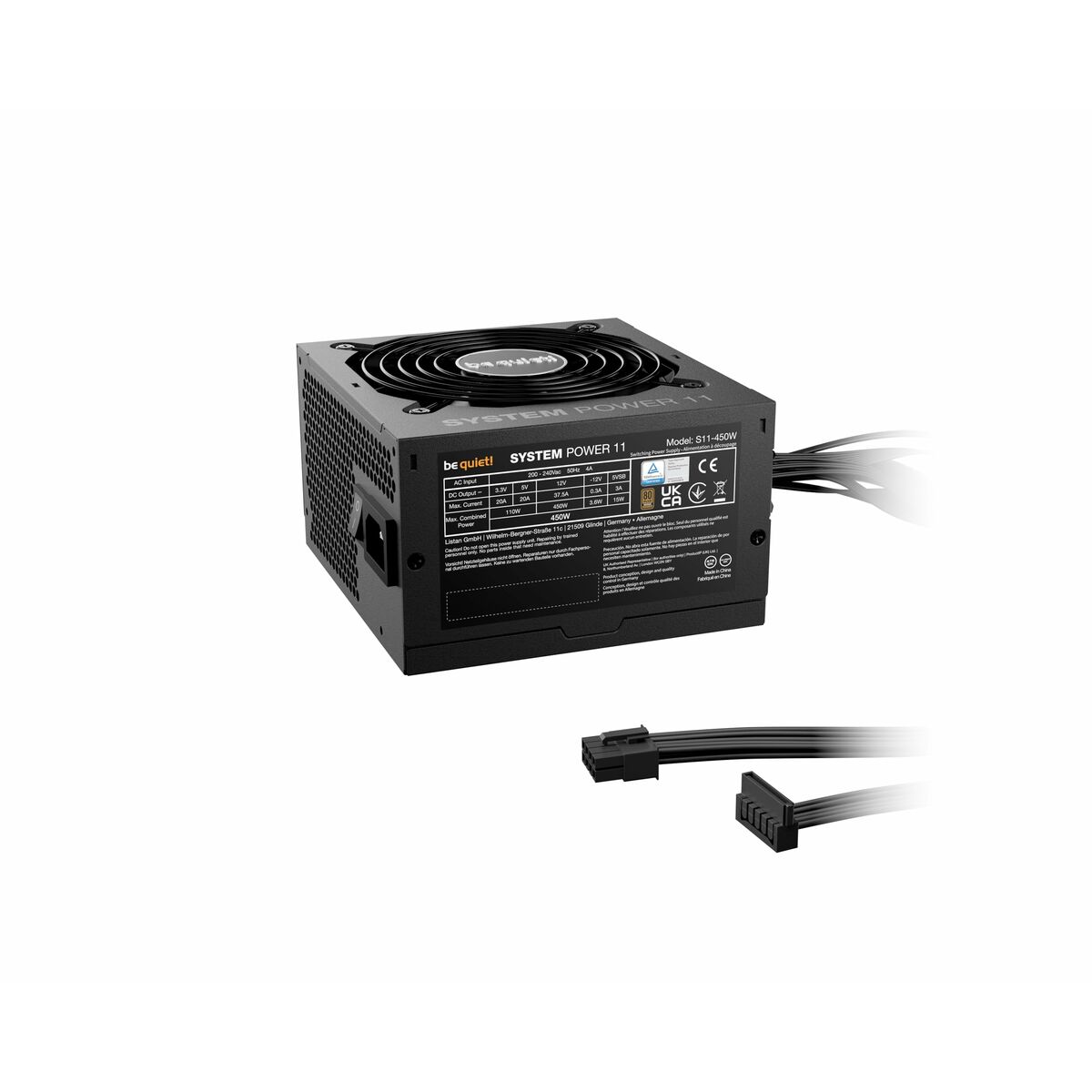 Afbeeldingen van Power supply Be Quiet! BP009EU ATX 450 W 110 W 80 Plus Bronze