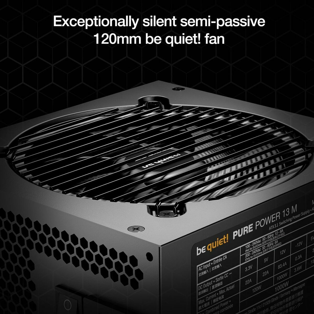 Afbeeldingen van Power supply Be Quiet! BP026EU ATX 750 W 80 Plus Gold