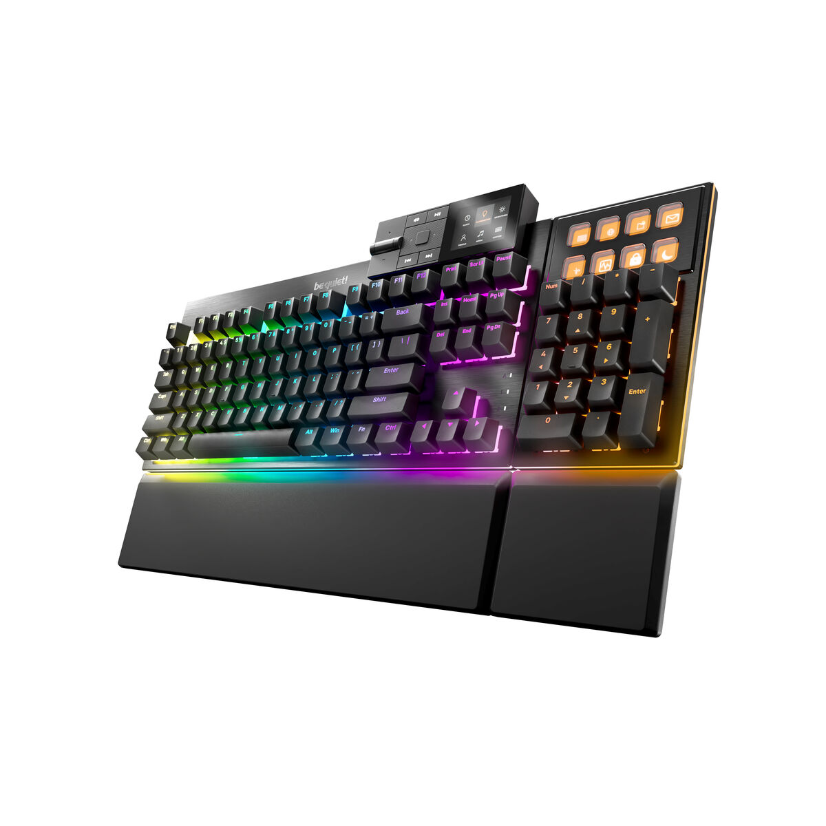 Afbeeldingen van Keyboard Be Quiet! BT001US Black Multicolour QWERTY Qwerty US