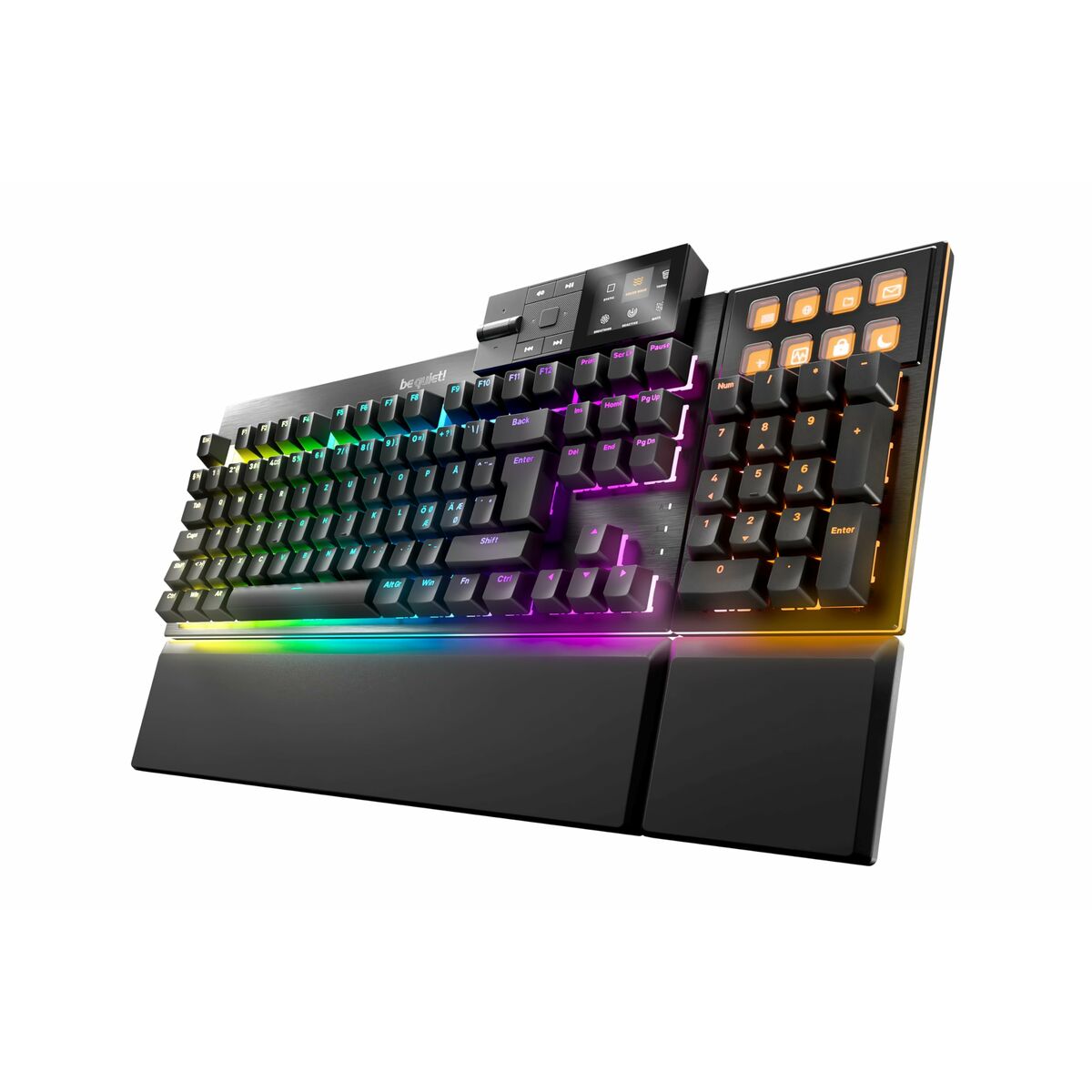Afbeeldingen van Keyboard Be Quiet! BT001US Black Multicolour QWERTY Qwerty US