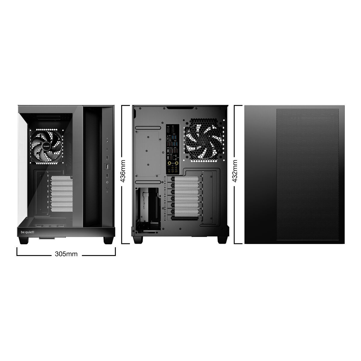 Image de ATX Semi-tower Box Be Quiet! BGW83 Black