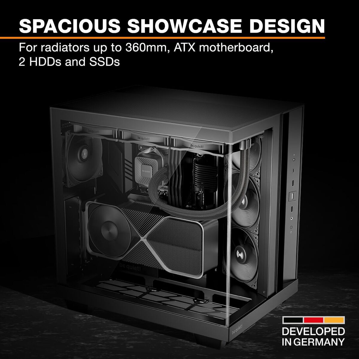 Image de ATX Semi-tower Box Be Quiet! BGW83 Black