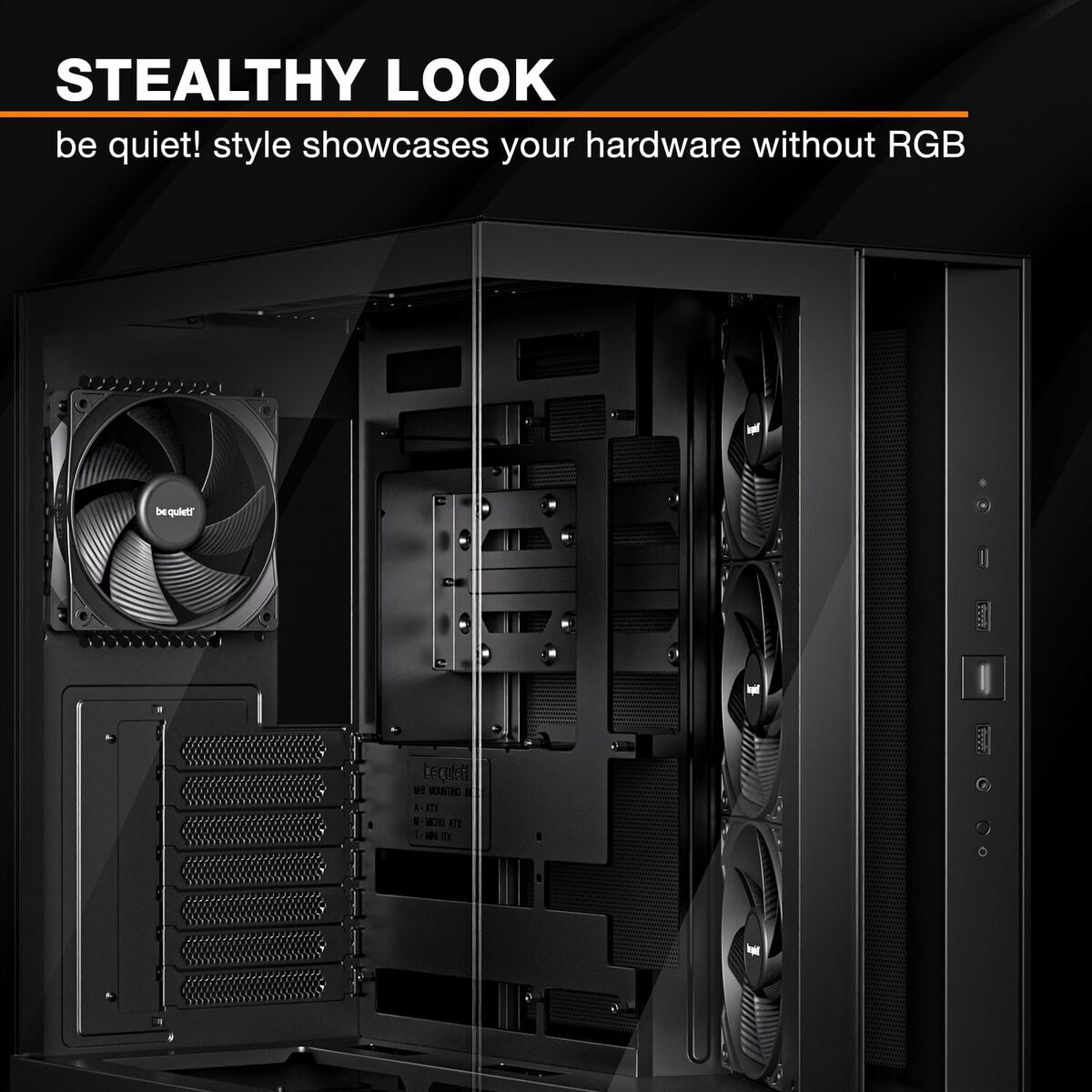 Image de ATX Semi-tower Box Be Quiet! BGW83 Black