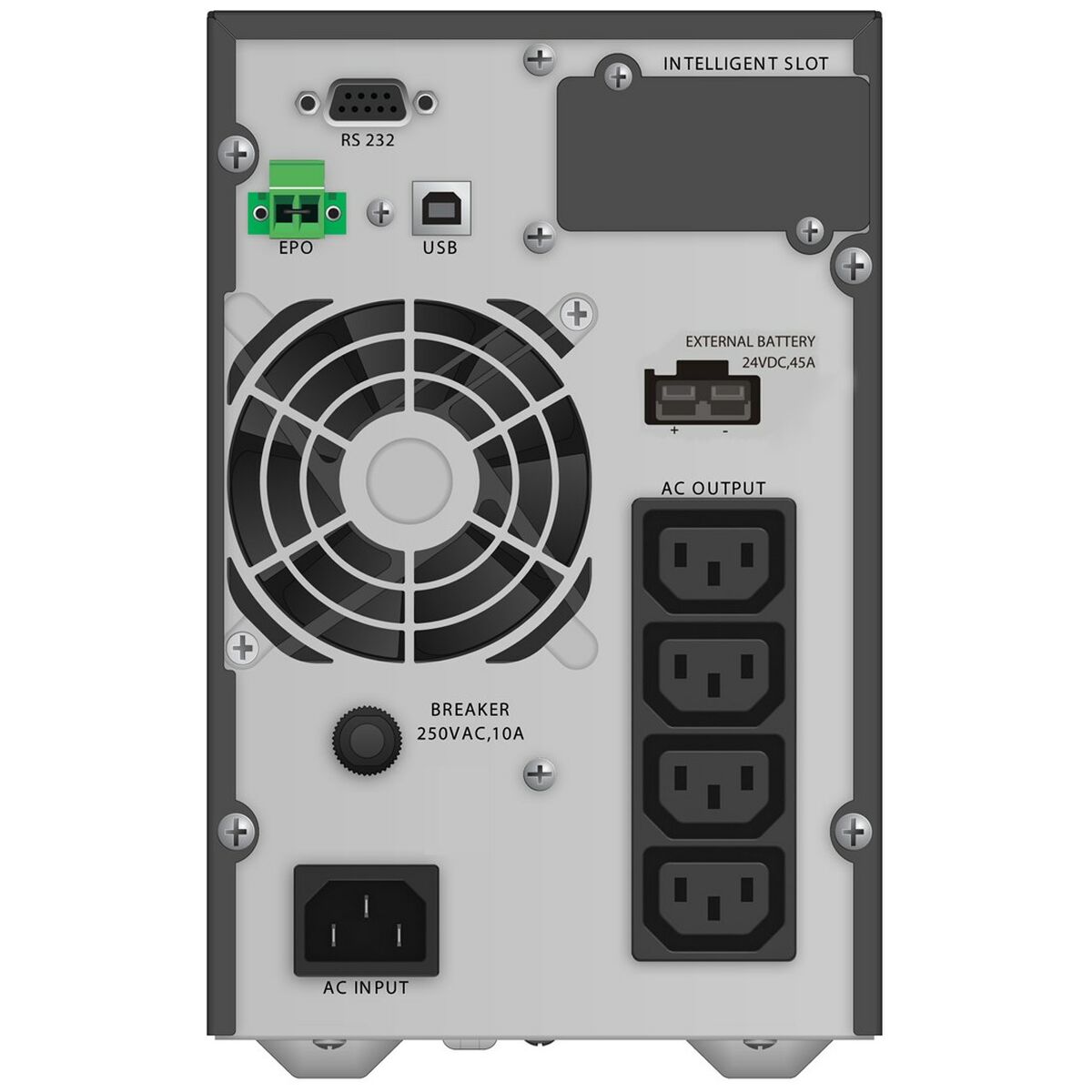Afbeeldingen van Uninterruptible Power Supply System Interactive UPS Power Walker VFI 1000 TGB 900 W