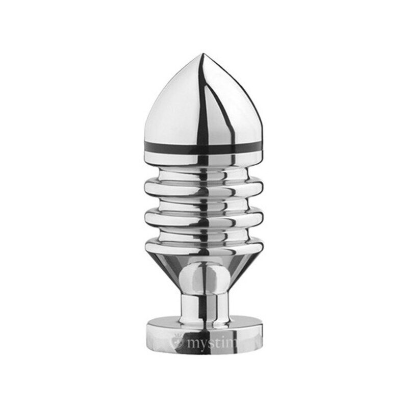 Hector Helix Butt Plug S Mystim Aluminium Silver (10 cm)