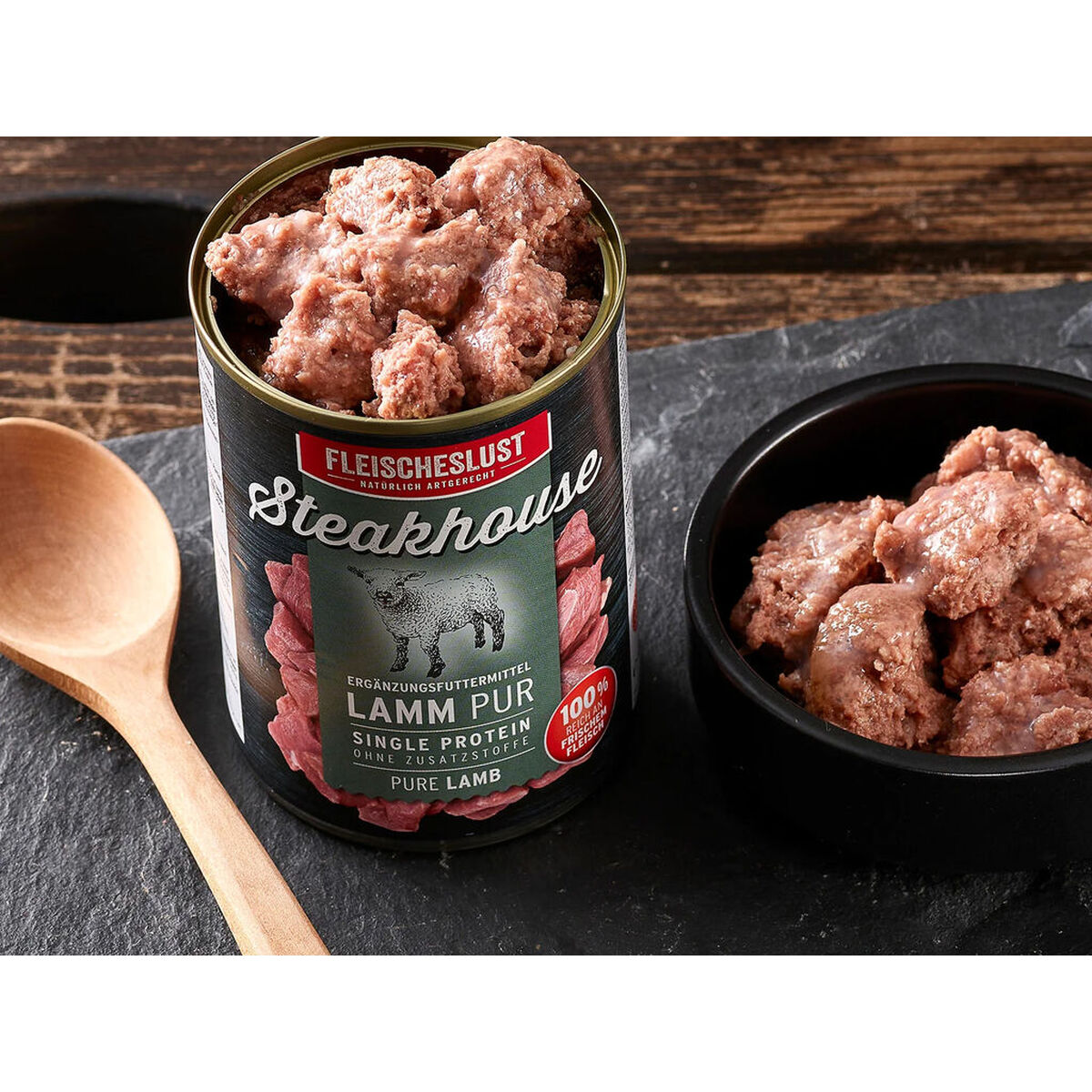Wet food Fleischeslust Pure 400 gr Lamb, view 3