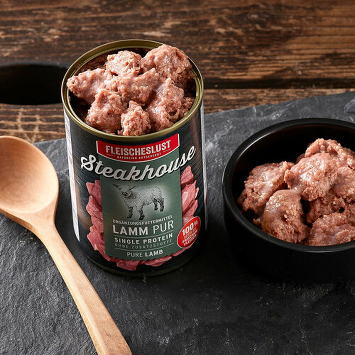 Wet food Fleischeslust Pure 400 gr Lamb, view 4
