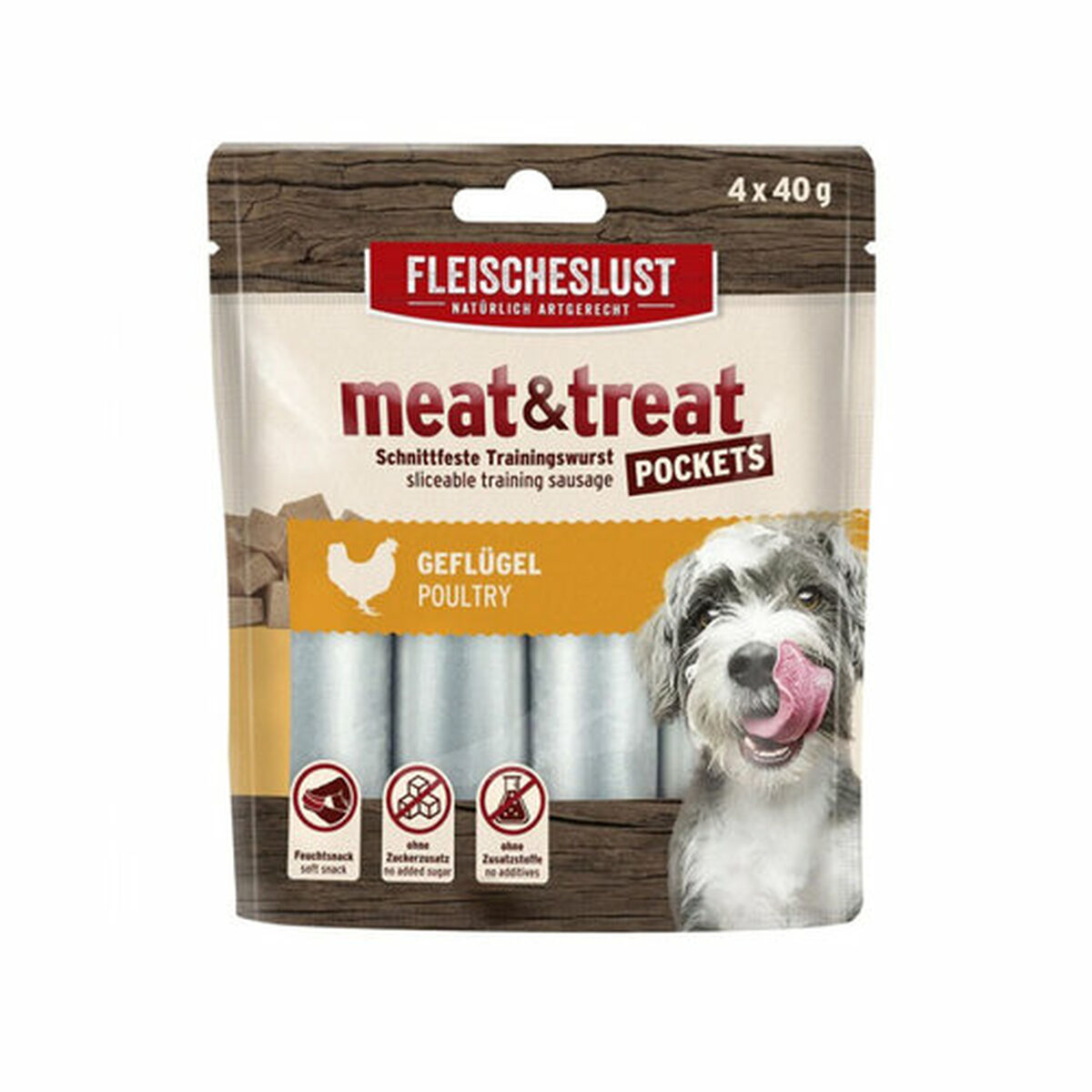 Dog Snack Fleischeslust 24078_40_A Chicken, view 2