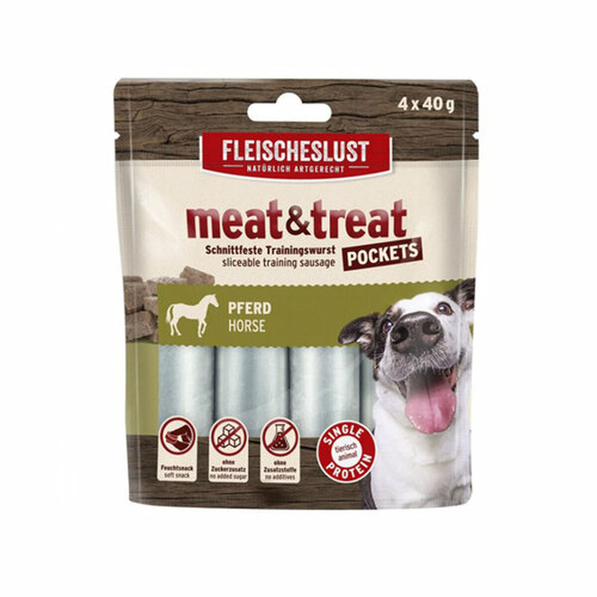 Dog Snack Fleischeslust 24079_40_A Horse, view 2
