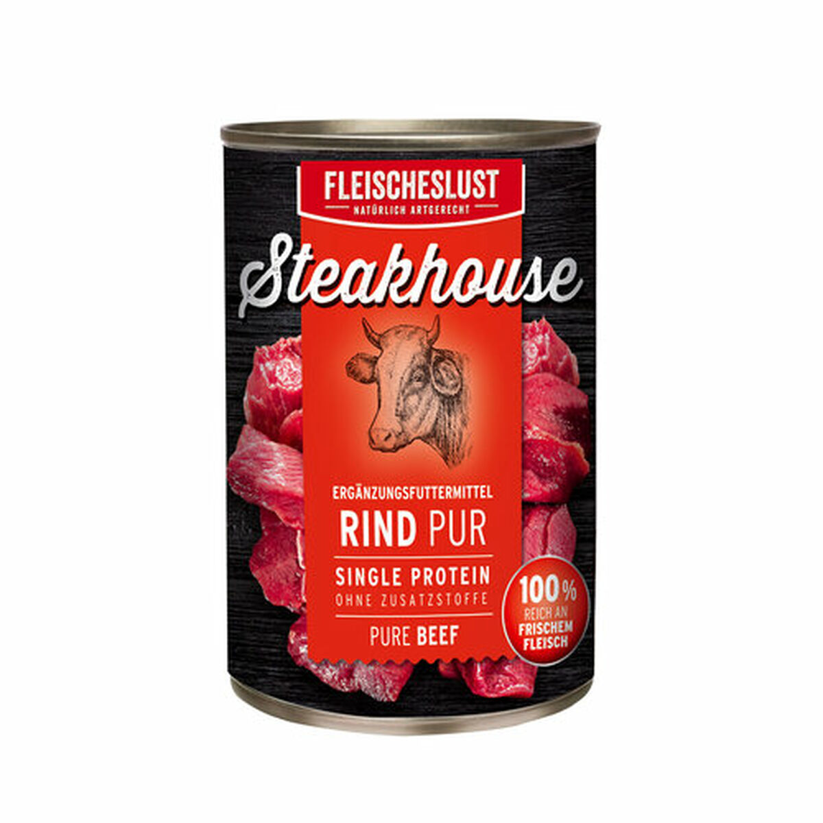 Wet food Fleischeslust Pure 400 gr Veal, view 2