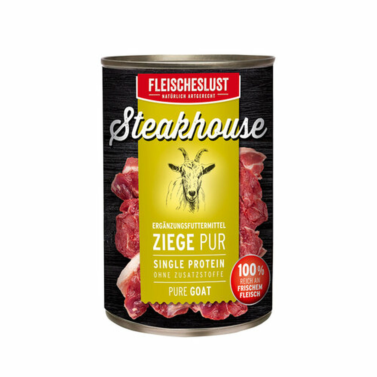 Wet food Fleischeslust Pure 800 gr Goat, view 5